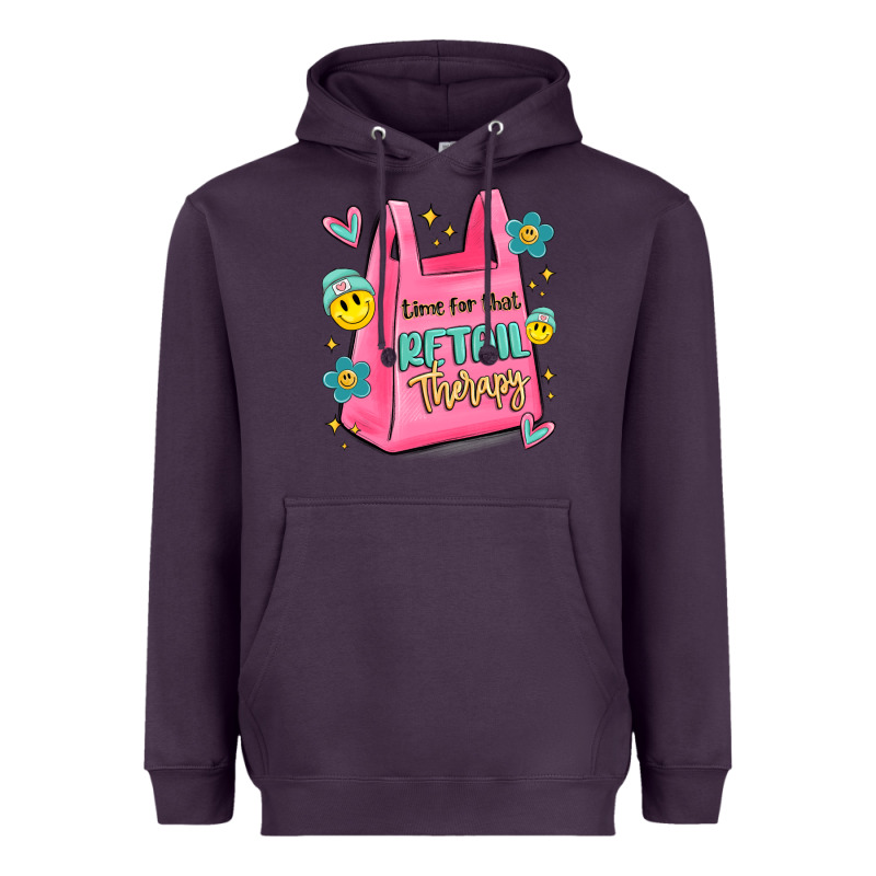 Time For That Retail Therapy Heavyweight Hoodie by MaliasSmallBusiness | Teevron