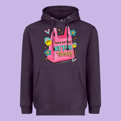 Time For That Retail Therapy Heavyweight Hoodie Designed By Maliassmallbusiness