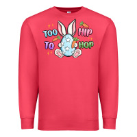 Cardinal too hip to hop easter Premium Sweatshirt - MaliasSmallBusiness