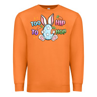 Carrot too hip to hop easter Premium Sweatshirt - MaliasSmallBusiness