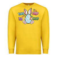 Lemon too hip to hop easter Premium Sweatshirt - MaliasSmallBusiness