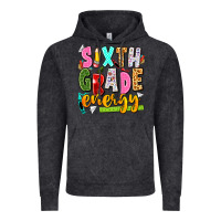 Vintage Black sixth grade energy Vintage Hoodie - texasbilliewilder