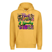 Mustard thick thighs and spooky vibes Premium Hoodie - BundleAndBundleShop
