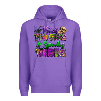 Purple thick thighs and spooky vibes Premium Hoodie - BundleAndBundleShop