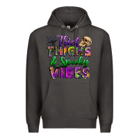 Smoke thick thighs and spooky vibes Premium Hoodie - BundleAndBundleShop