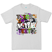 Dove Grey trick or teeth Premium Tee - BarkalooDesign