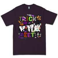 Plum trick or teeth Premium Tee - BarkalooDesign