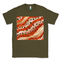 Army Green orange glitter Classic Tee - JahusDesignShop
