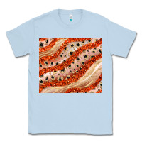 Dusty Blue orange glitter Classic Tee - JahusDesignShop