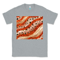 Heather Grey orange glitter Classic Tee - JahusDesignShop