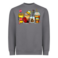 Storm bus driver coffee cups Heavyweight Sweatshirt - Zillion Design Studio