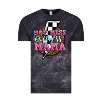 Cloud Black hot mess express mama Vintage Tee - Zillion Design Studio