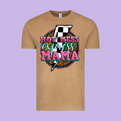 Hot Mess Express Mama Vintage Tee Designed By Zillion Design Studio