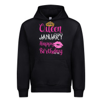 Black Queen Was Born İn January Happy Birthday Urban Hoodie - Bettercallsaul
