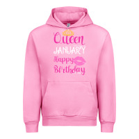 Fuchsia Pink Queen Was Born İn January Happy Birthday Urban Hoodie - Bettercallsaul