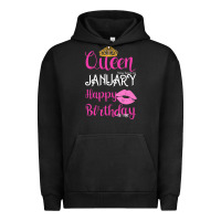 Pigment Black Queen Was Born İn January Happy Birthday Urban Hoodie - Bettercallsaul