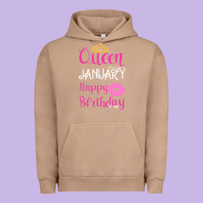 Queen Was Born İn January Happy Birthday Urban Hoodie Designed By Bettercallsaul