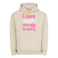 Pigment French Oak Queen Was Born İn January Happy Birthday Urban Hoodie - Bettercallsaul
