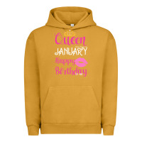 Pigment Peanut Butter Queen Was Born İn January Happy Birthday Urban Hoodie - Bettercallsaul
