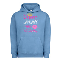 Pigment Pebble Blue Queen Was Born İn January Happy Birthday Urban Hoodie - Bettercallsaul