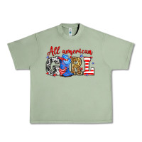 Oil Green All American girl Urban Heavy Tee - Neo Western