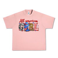 Salmon All American girl Urban Heavy Tee - Neo Western