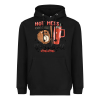 Black hot mess always stressed baseball mama stanley cup Heavyweight Hoodie - MaliasSmallBusiness