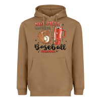 Toasted Coconut hot mess always stressed baseball mama stanley cup Heavyweight Hoodie - MaliasSmallBusiness