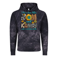 Cloud Black i have two titles mom and nanny and i rock them bo Vintage Hoodie - Zillion Design Studio