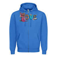 True Royal valentines day love and boots Zipper Hoodie - AdoDesignShop
