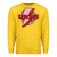 Lemon teacher lightning bolt valentines day Premium Sweatshirt - MaliasSmallBusiness