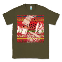 Army Green african drum colorful seamless pattern Classic Tee - BundleAndBundleShop