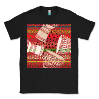 Black african drum colorful seamless pattern Classic Tee - BundleAndBundleShop