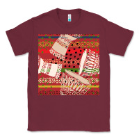 Burgundy african drum colorful seamless pattern Classic Tee - BundleAndBundleShop
