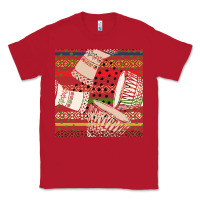 Red african drum colorful seamless pattern Classic Tee - BundleAndBundleShop