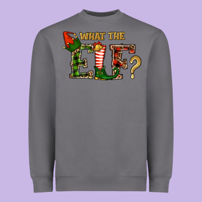 Whar The Elf  Christmas Heavyweight Sweatshirt Designed By Ranaportraitstore