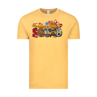 Vintage Mustard transportation squad Vintage Tee - texasbilliewilder