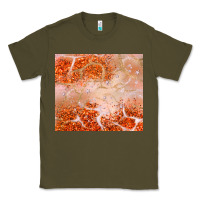 Army Green orange glitter Classic Tee - JahusDesignShop