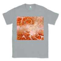 Heather Grey orange glitter Classic Tee - JahusDesignShop