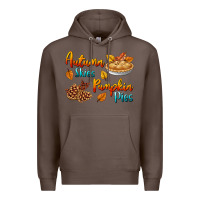 Coffee Autumn Skies Pumpkin Pies Premium Hoodie - BundleAndBundleShop