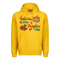 Lemon Autumn Skies Pumpkin Pies Premium Hoodie - BundleAndBundleShop