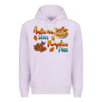 Lilac Autumn Skies Pumpkin Pies Premium Hoodie - BundleAndBundleShop