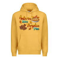 Mustard Autumn Skies Pumpkin Pies Premium Hoodie - BundleAndBundleShop