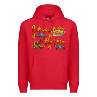 Red Autumn Skies Pumpkin Pies Premium Hoodie - BundleAndBundleShop