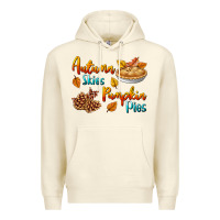 Sandshell Autumn Skies Pumpkin Pies Premium Hoodie - BundleAndBundleShop