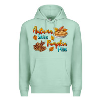 Seafoam Autumn Skies Pumpkin Pies Premium Hoodie - BundleAndBundleShop