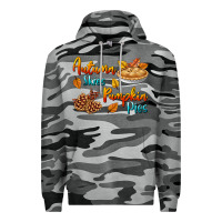 Slate Camo Autumn Skies Pumpkin Pies Premium Hoodie - BundleAndBundleShop
