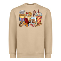 Mushroom bakery coffee cups Heavyweight Sweatshirt - Zillion Design Studio