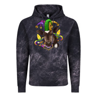 Cloud Black mardi gras baby cow Vintage Hoodie - RanaPortraitStore