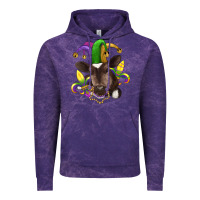 Cloud Purple mardi gras baby cow Vintage Hoodie - RanaPortraitStore